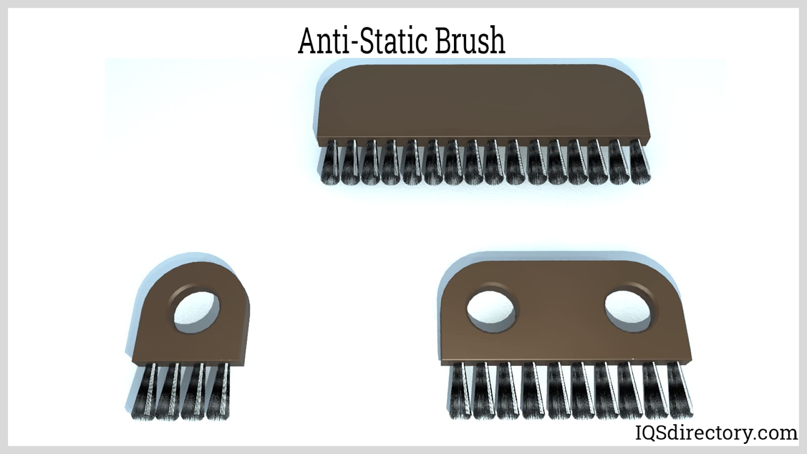 Grounded Anti-Static Brush with Grounding Cord